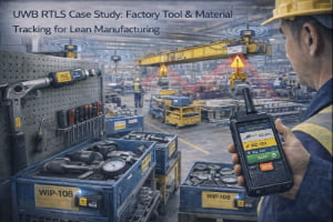 UWB RTLS Case Study: Factory Tool & Material Tracking for Lean Manufacturing