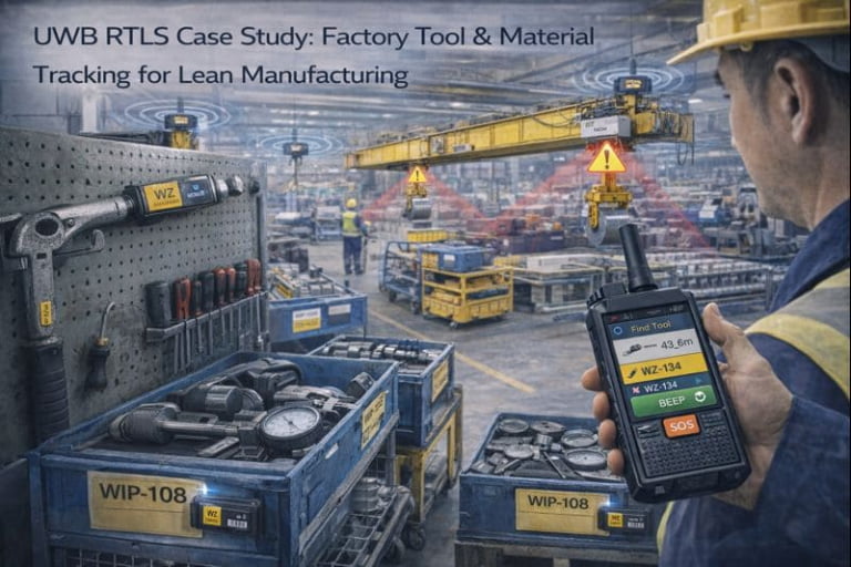 Factory Tool & Material Tracking RTLS Case Study | UWB RTLS for Lean ...