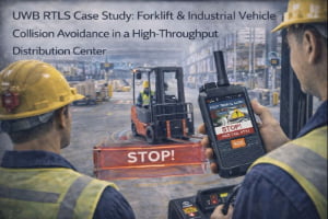 UWB RTLS Case Study: Forklift & Industrial Vehicle Collision Avoidance in a High-Throughput Distribution Cente