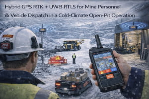 Hybrid GPS RTK + UWB RTLS for Mine Personnel & Vehicle Dispatch in a Cold-Climate Open-Pit Operation