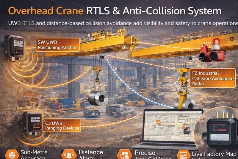 Overhead Crane RTLS & Anti-Collision System