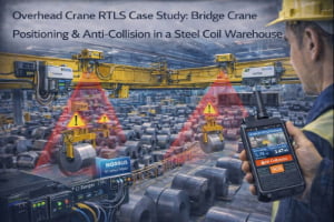 Overhead Crane RTLS Case Study: Bridge Crane Positioning & Anti-Collision in a Steel Coil Warehouse