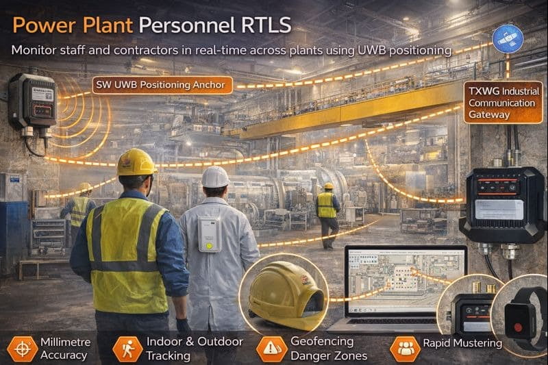 Power Plant Personnel Real-Time Location System (RTLS)