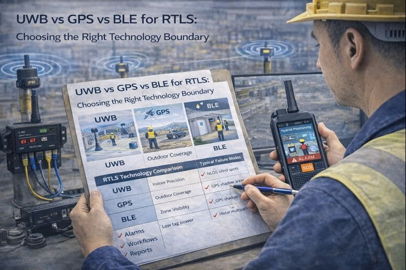 UWB vs GPS vs BLE for RTLS